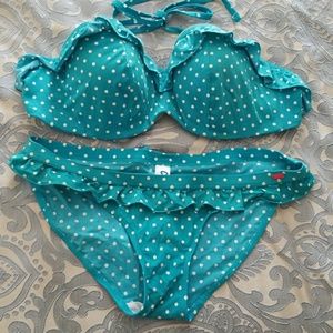 2 pc bathing suit, designer swimwear